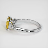 1.80 Ct. Yellow Sapphire Ring, 18K White Gold 4