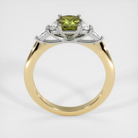 0.88 Ct. Gemstone Ring, 14K White & Yellow 3