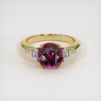 2.86 Ct. Gemstone Ring, 14K White & Yellow 1