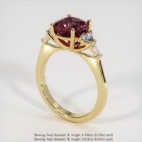 2.86 Ct. Gemstone Ring, 14K White & Yellow 2