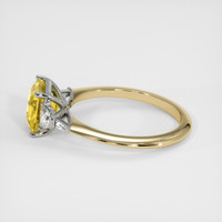 3.17 Ct. Sapphire Ring, 14K White & Yellow 4