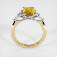 3.00 Ct. Gemstone Ring, 18K White & Yellow 3