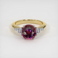 2.86 Ct. Gemstone Ring, 18K White & Yellow 1