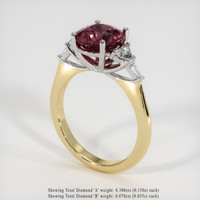 2.86 Ct. Gemstone Ring, 18K White & Yellow 2