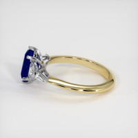 2.04 Ct. Blue Sapphire Ring, 18K White & Yellow 4