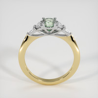 0.76 Ct. Sapphire Ring, 18K White & Yellow 3