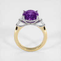 8.00 Ct. Sapphire Ring, 18K White & Yellow 3