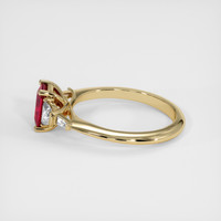 1.03 Ct. Ruby Ring, 10K Yellow Gold 4