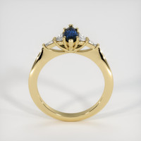 0.87 Ct. Sapphire Ring, 14K Yellow Gold 3