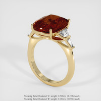 7.35 Ct. Gemstone Ring, 14K Yellow Gold 2