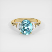 4.81 Ct. Gemstone Ring, 14K Yellow Gold 1