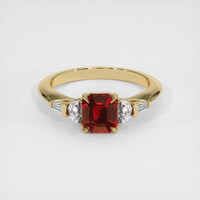 1.25 Ct. Ruby Ring, 14K Yellow Gold 1