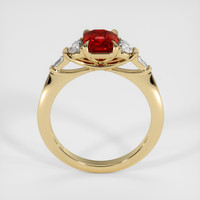 1.25 Ct. Ruby Ring, 14K Yellow Gold 3