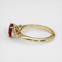 1.25 Ct. Ruby Ring, 14K Yellow Gold 4