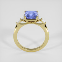 3.52 Ct. Blue Sapphire Ring, 14K Yellow Gold 3