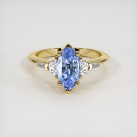 2.01 Ct. Sapphire Ring, 14K Yellow Gold 1