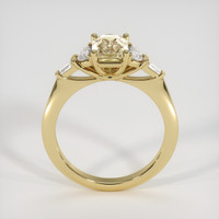 1.68 Ct. Peach Sapphire Ring, 14K Yellow Gold 3