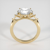 4.89 Ct. White Sapphire Ring, 14K Yellow Gold 3