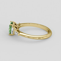 1.61 Ct. Bi Color Sapphire Ring, 14K Yellow Gold 4