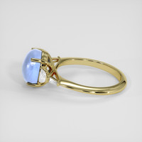 6.92 Ct. Blue Sapphire Ring, 14K Yellow Gold 4
