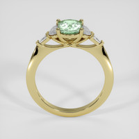 1.25 Ct. Bluish Green Sapphire Ring, 14K Yellow Gold 3