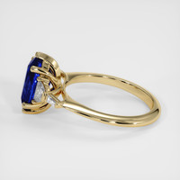 2.04 Ct. Blue Sapphire Ring, 14K Yellow Gold 4