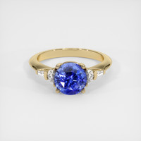 3.04 Ct. Sapphire Ring, 14K Yellow Gold 1