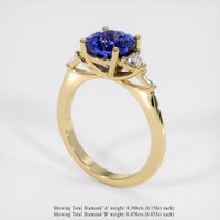3.04 Ct. Sapphire Ring, 14K Yellow Gold 2