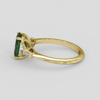 1.85 Ct. Yellowish Green Sapphire Ring, 14K Yellow Gold 4