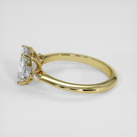3.51 Ct. White Sapphire Ring, 14K Yellow Gold 4