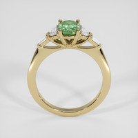 1.26 Ct. Green Sapphire Ring, 14K Yellow Gold 3