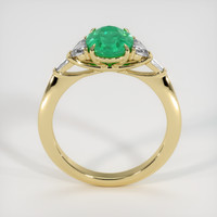 1.67 Ct. Emerald Ring, 18K Yellow Gold 3