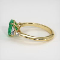 1.67 Ct. Emerald Ring, 18K Yellow Gold 4