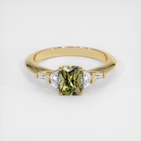 0.88 Ct. Gemstone Ring, 18K Yellow Gold 1