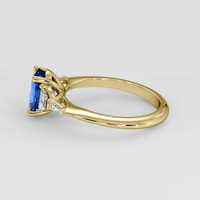 1.82 Ct. Blue Kyanite Ring, 18K Yellow Gold 4