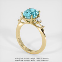 4.81 Ct. Gemstone Ring, 18K Yellow Gold 2