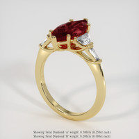 2.69 Ct. Gemstone Ring, 18K Yellow Gold 2
