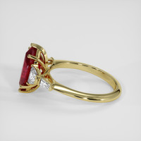 2.64 Ct. Ruby Ring, 18K Yellow Gold 4