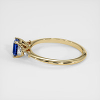 1.03 Ct. Sapphire Ring, 18K Yellow Gold 4