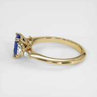 1.27 Ct. Bi Color Sapphire Ring, 18K Yellow Gold 4