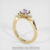 1.15 Ct. Sapphire Ring, 18K Yellow Gold 2