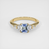 0.86 Ct. Sapphire Ring, 18K Yellow Gold 1