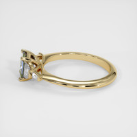 0.86 Ct. Sapphire Ring, 18K Yellow Gold 4