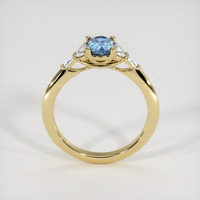 0.98 Ct. Sapphire Ring, 18K Yellow Gold 3