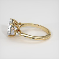 4.89 Ct. White Sapphire Ring, 18K Yellow Gold 4