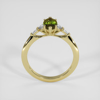 1.69 Ct. Green Sapphire Ring, 18K Yellow Gold 3