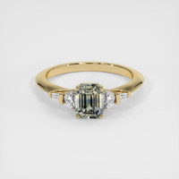 2.14 Ct. Bi Color Sapphire Ring, 18K Yellow Gold 1