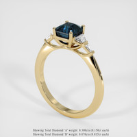 2.04 Ct. Sapphire Ring, 18K Yellow Gold 2