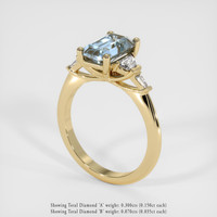 2.32 Ct. Sapphire Ring, 18K Yellow Gold 2