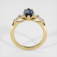 1.76 Ct. Bluish Purple Sapphire Ring, 18K Yellow Gold 3